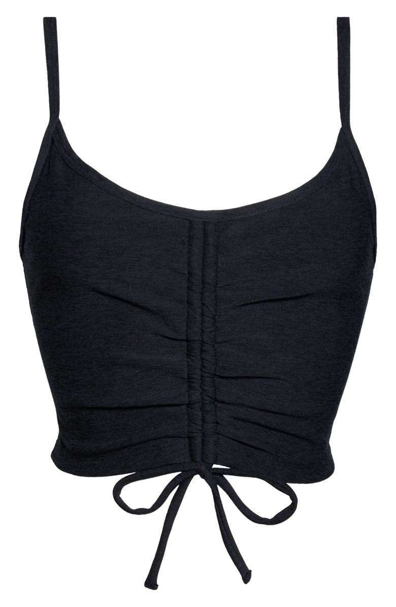 Beyond Yoga Ruched Crop Space Dye Tank, Alternate, color, 