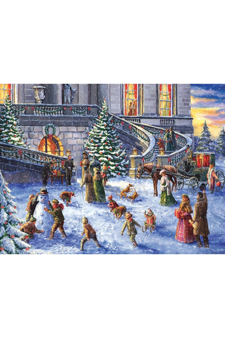 A Traditional English Christmas 300 piece Jigsaw Puzzle for Adults, Alternate, color, Multicolor
