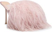 Stuart Weitzman Boa Feather Sandal