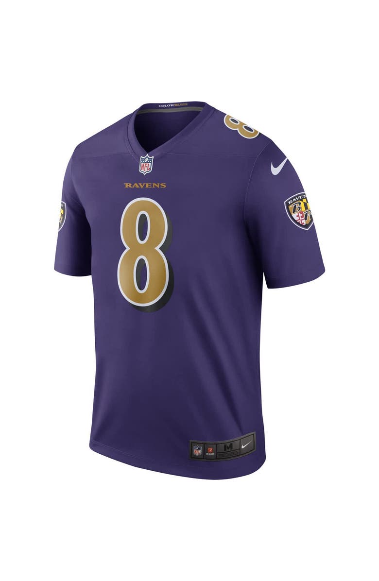 Nike Men's Nike Lamar Jackson Purple Baltimore Ravens Alternate Legend Jersey, Alternate, color, Purple