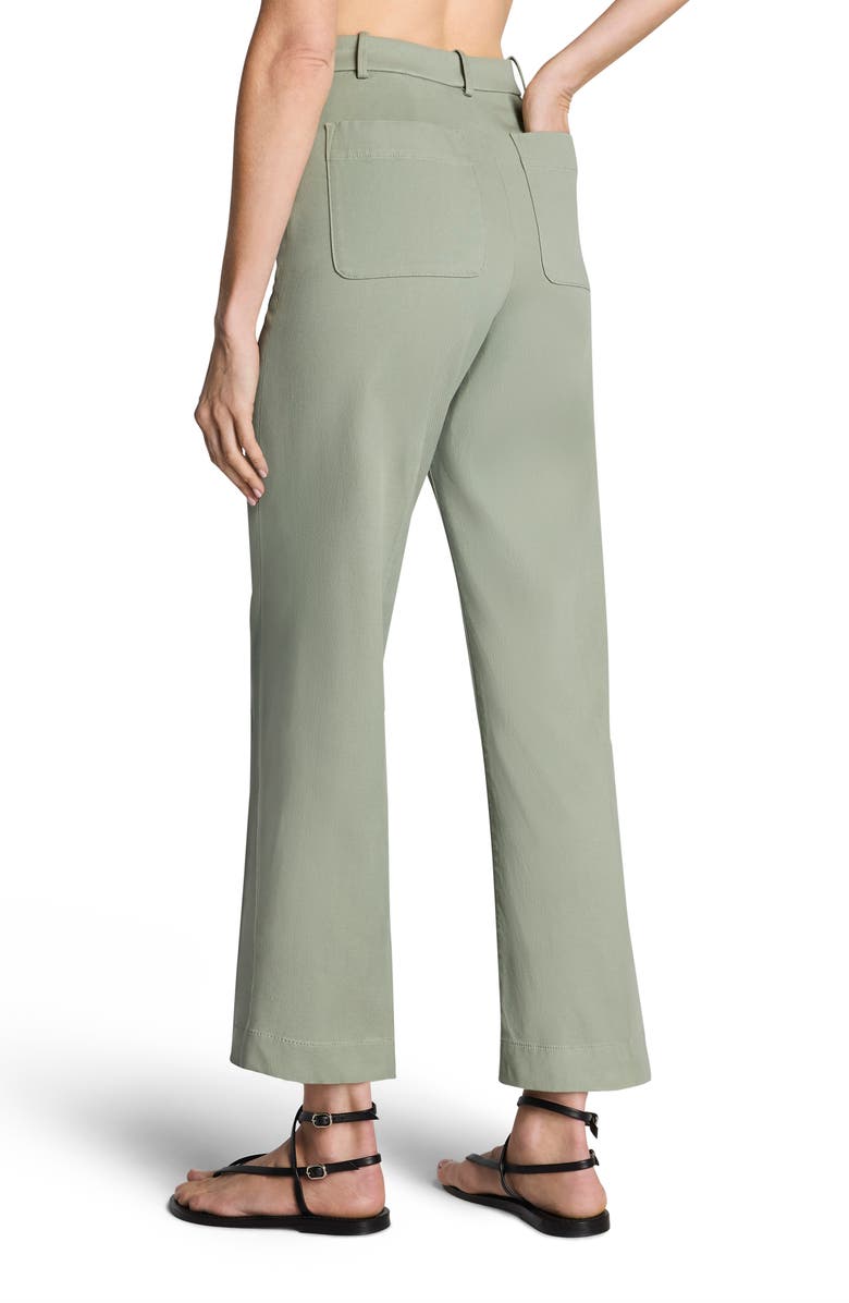 SPANX<sup>®</sup> Easy Flare Crop Cotton Blend Pants, Alternate, color, Sage Brush