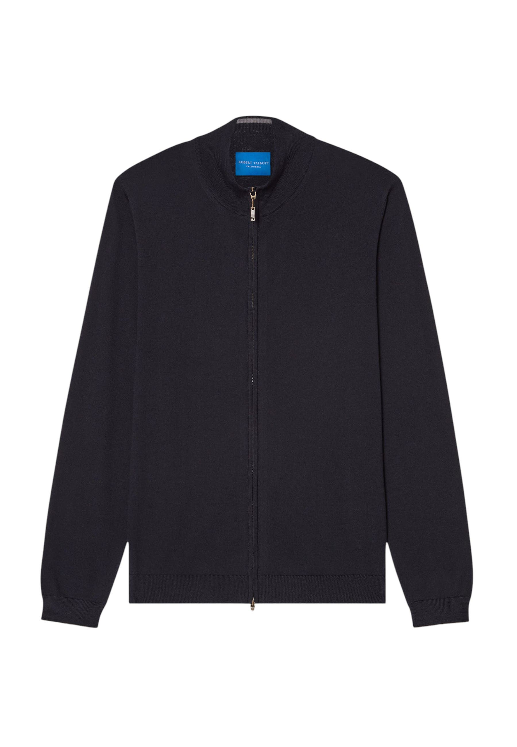Robert Talbott Dalton Full Washable Merino Zip Sweater (Men) | Nordstrom
