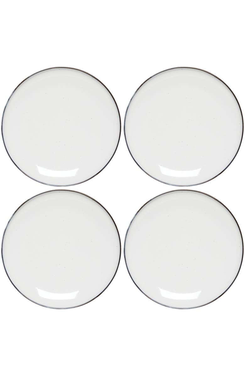 Danica Brands Set of 4 Tundra Dinner Plate, Main, color, White