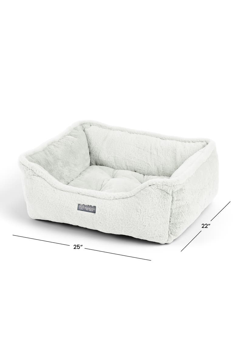 Nandog Pet Gear Super Cloud Dog  Bed- Reversible Cat & Dog Bed, Alternate, color, Pearl White