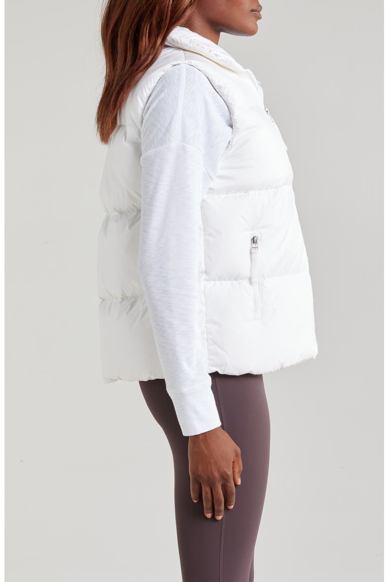 Hillside Down Vest, Alternate, color, WHITE