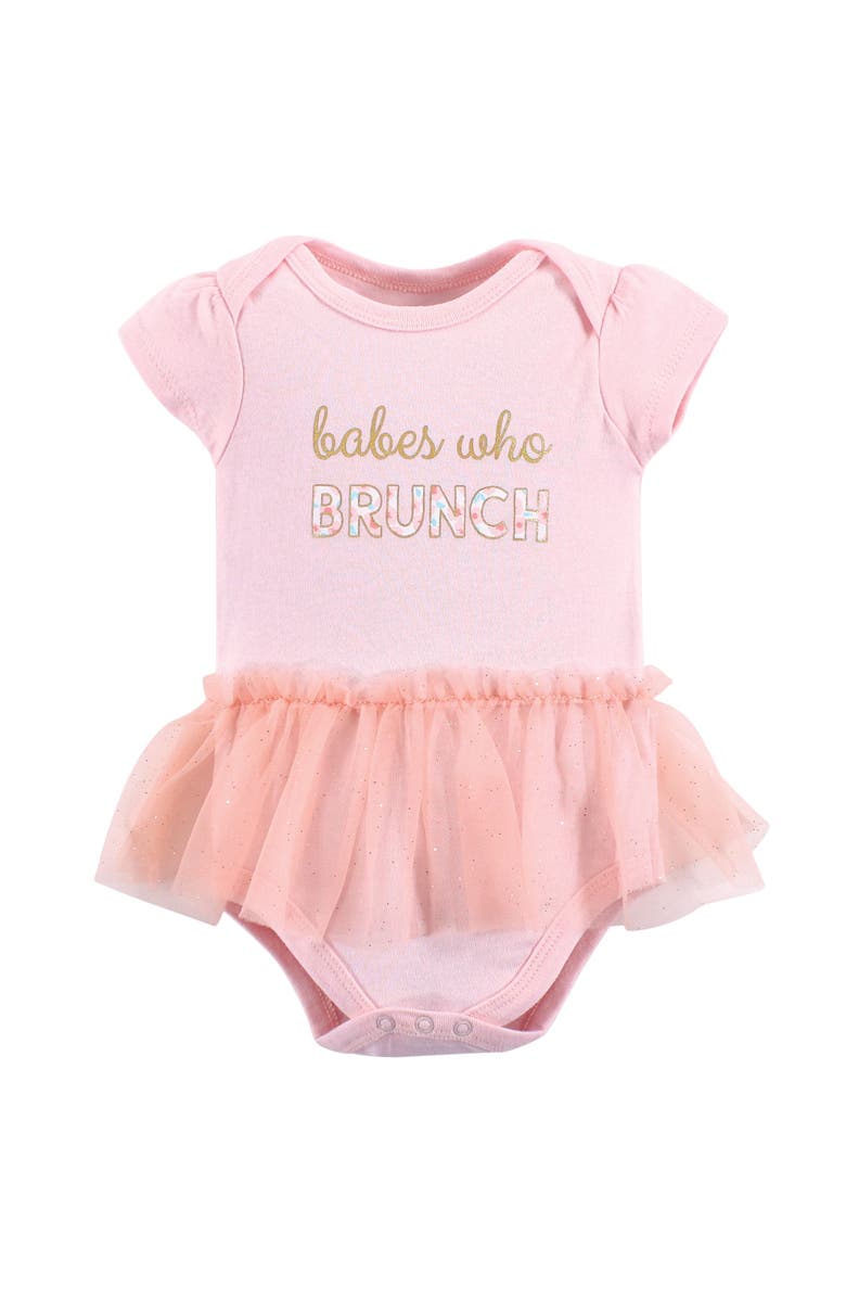 Little Treasure 5Pk Bodysuits, Alternate, color, Brunch
