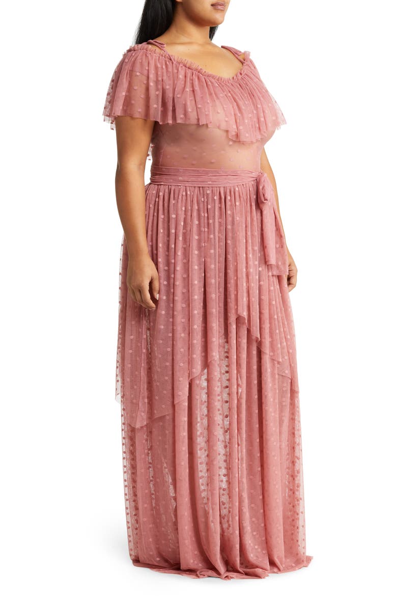 Enchanted Maxi Dress, Alternate, color, MAUVE