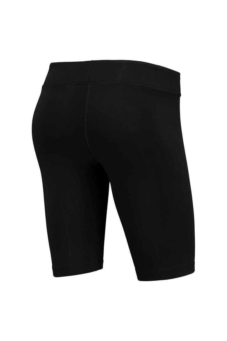 Women's Nike Black Clemson Tigers Essential Tri-Blend Bike Shorts, Alternate, color, Black