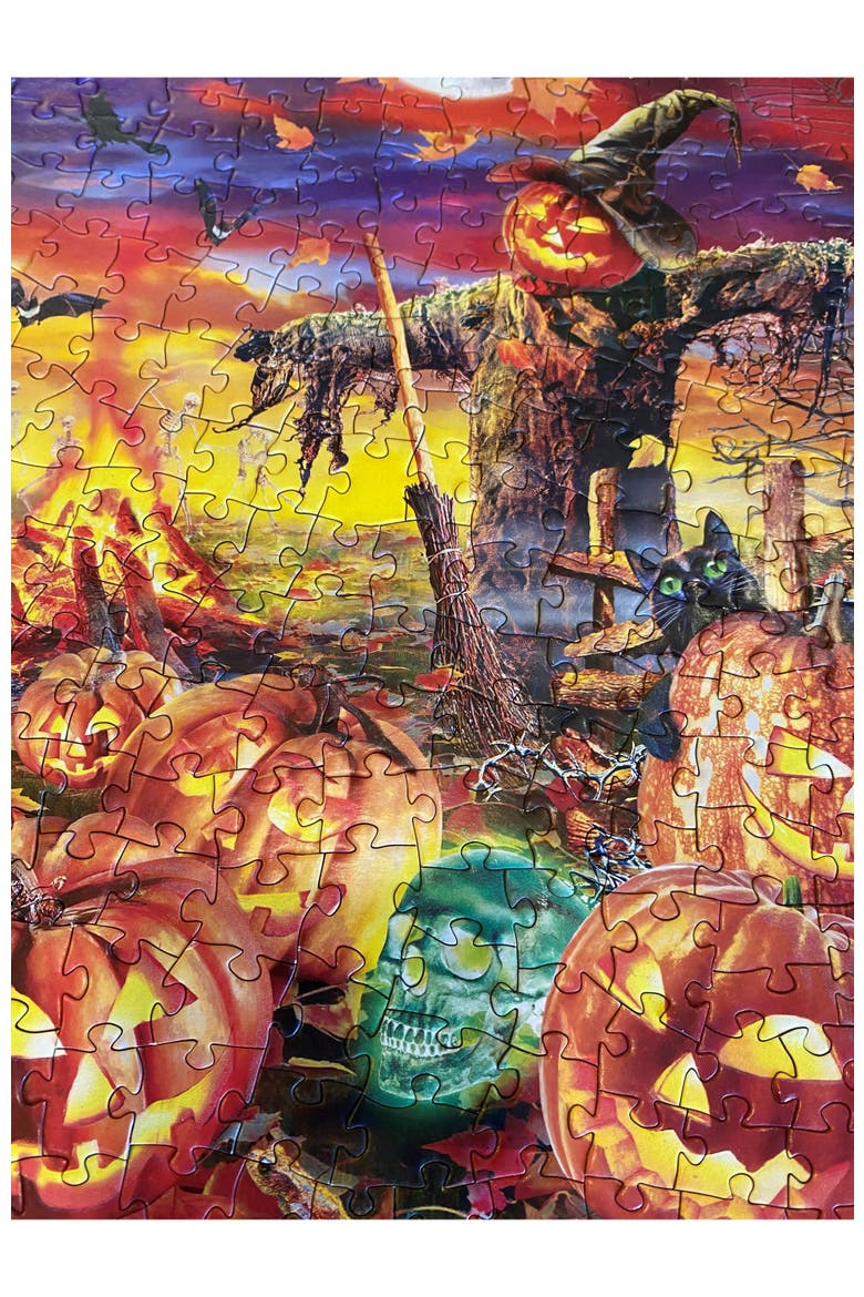 All Hallow's Eve 500 Piece Glow Puzzle, Alternate, color, Multicolor
