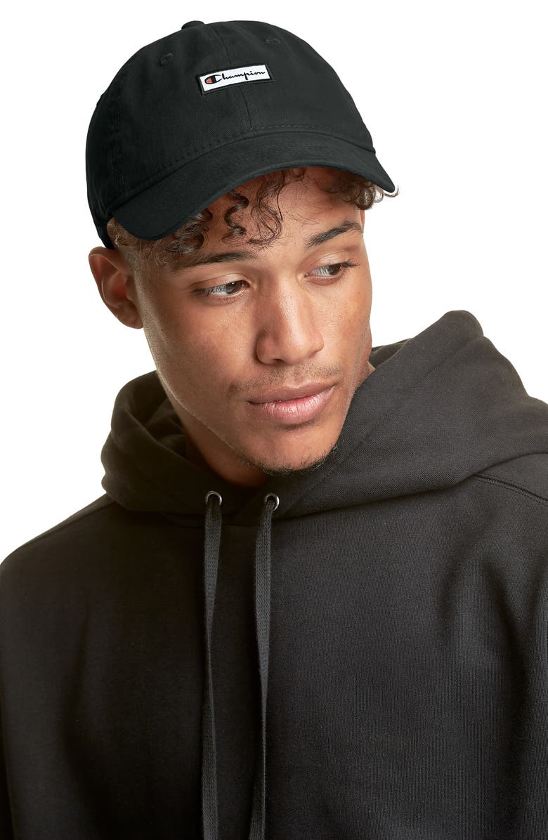 Champion Garment Washed Dad Baseball Cap, Alternate, color,