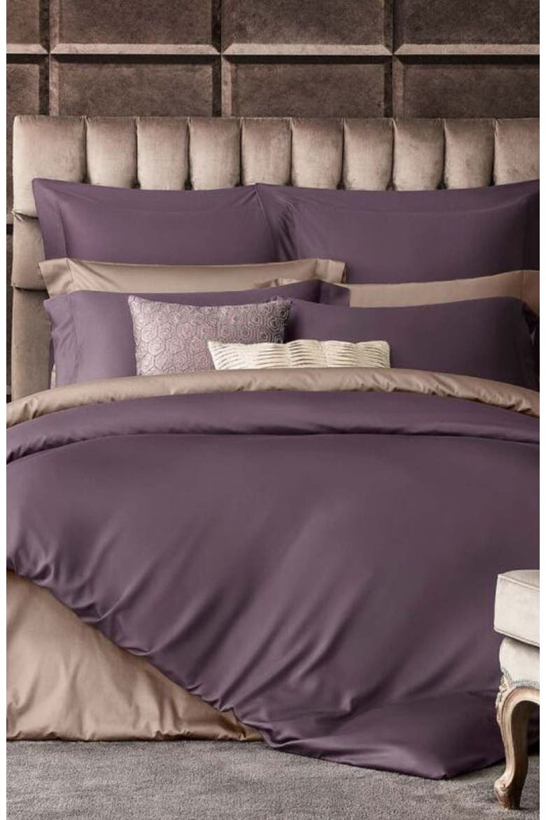 Sensa Duvet Cover, Alternate, color, Purple