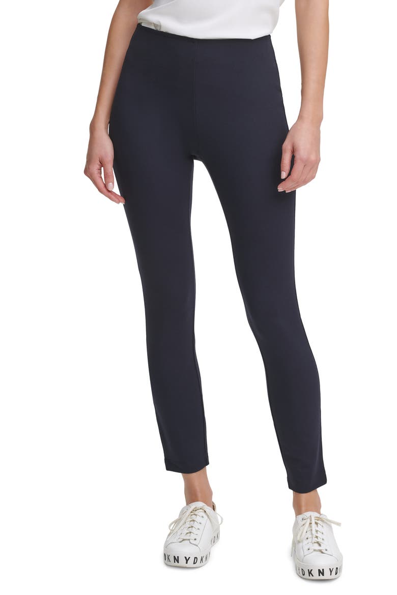 Pull-On Leggings, Main, color, BLACK