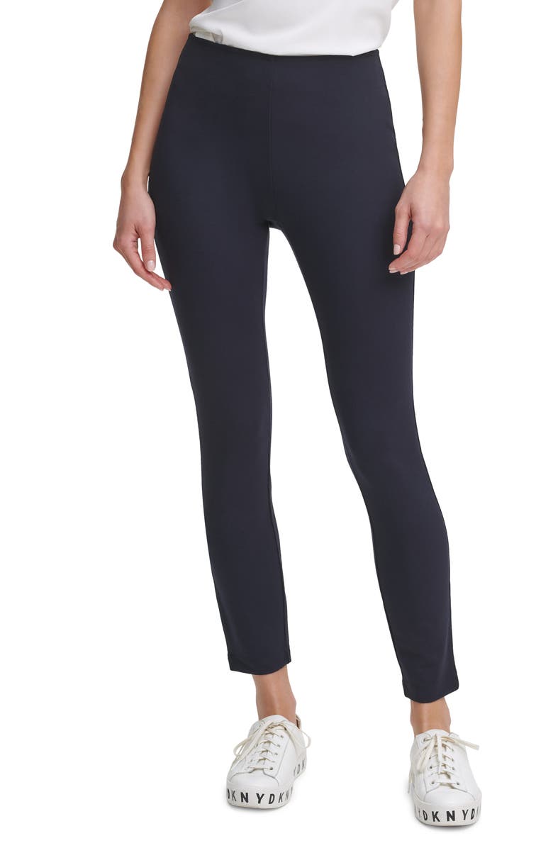 DKNY SPORTSWEAR Pull-On Leggings, Main, color, Black