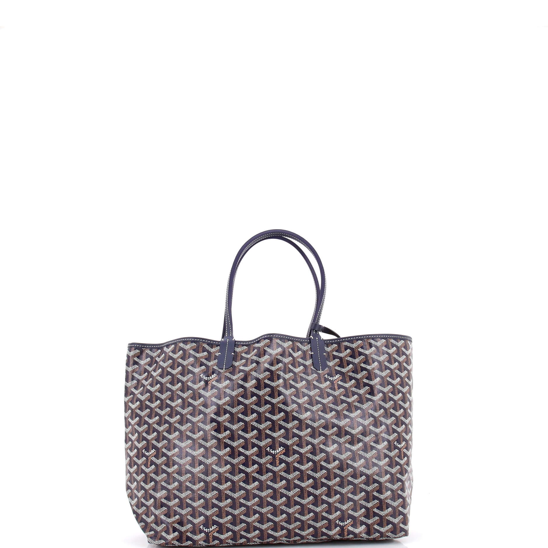 Pre-Owned Goyard Saint Louis Tote Coated Canvas PM, Alternate, color, Blue