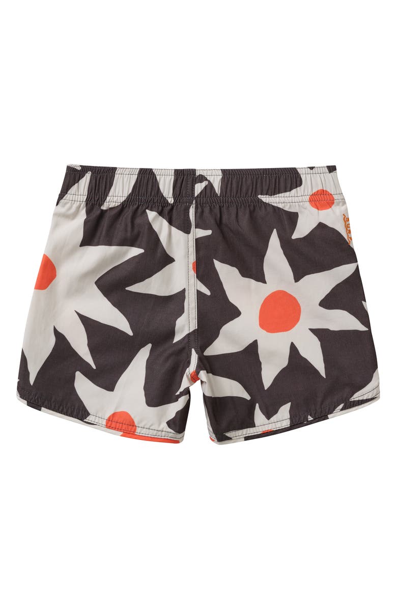 SEAESTA SURF Kids' Sun Daze Charcoal Board Shorts, Alternate, color,