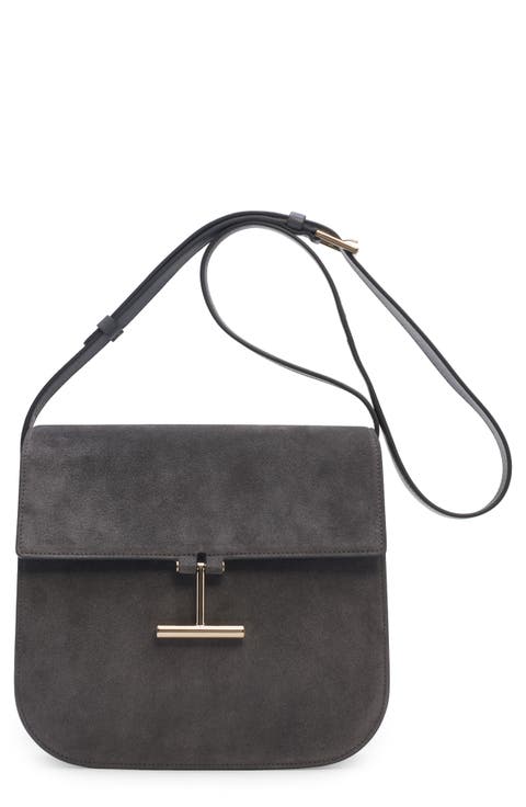 Medium Smooth Suede Crossbody Bag