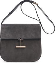 TOM FORD Medium Smooth Suede Crossbody Bag
