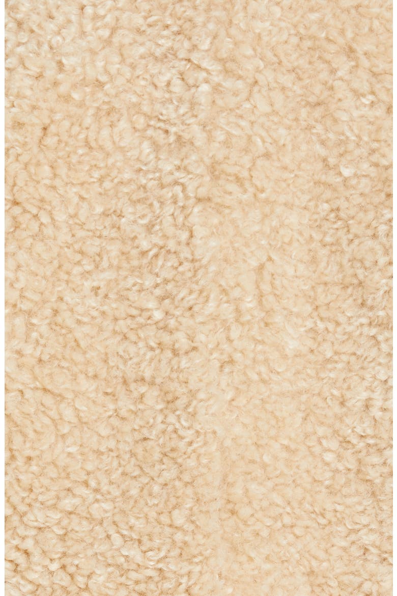 Fazia Crop Faux Shearling Jacket, Alternate, color, ECRU