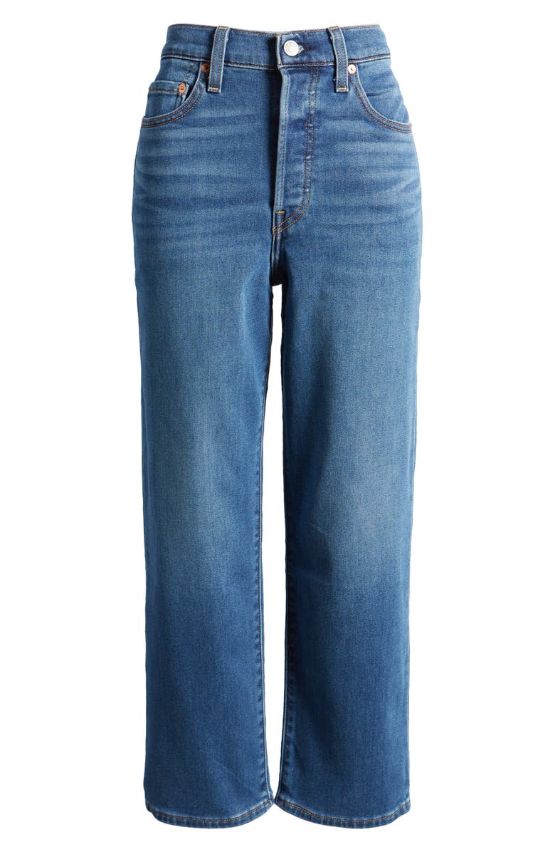 Levi's Ribcage High Waist Ankle Straight Leg Jeans, Alternate, color,