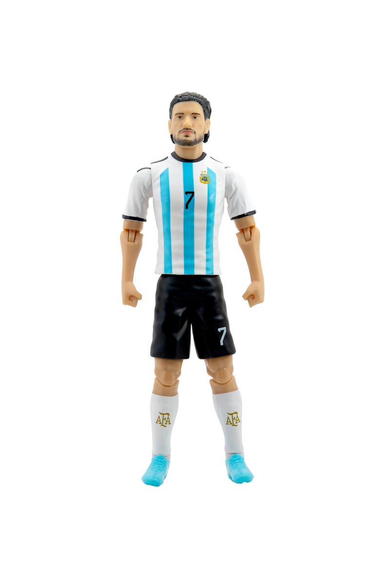 Sockers Argentina National Rodrigo De Paul 8" Soccer Action Figure, Main, color, Blue