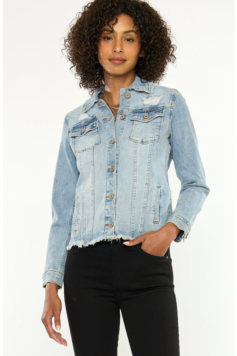 Wilson Denim Jacket, Alternate, color, Medium Wash