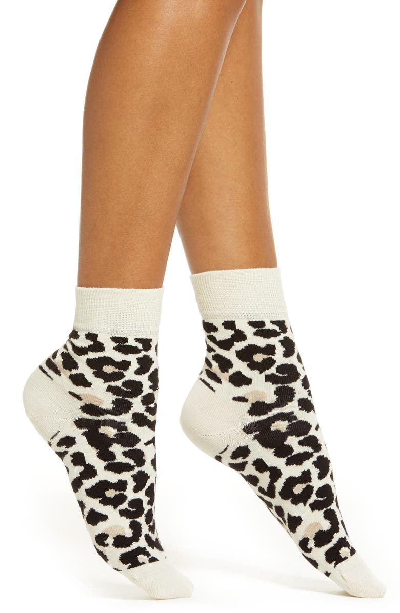 Happy Socks Leopard Spot Socks, Main, color, 