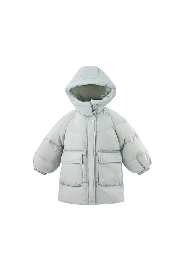 Heart-Quilted Puffer Jacket, Main, color, Blue