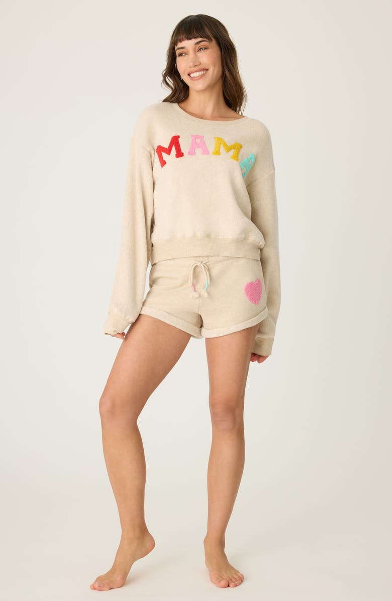 PJ Salvage For the Mama Sweatshirt, Alternate, color, Oatmeal