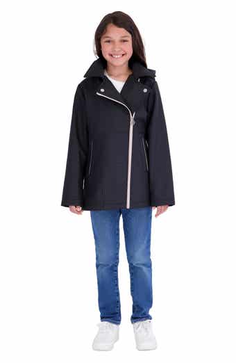 Kids' Asymmetrical Softshell Hooded Jacket