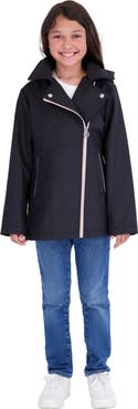 Michael Kors Kids' Asymmetrical Softshell Hooded Jacket