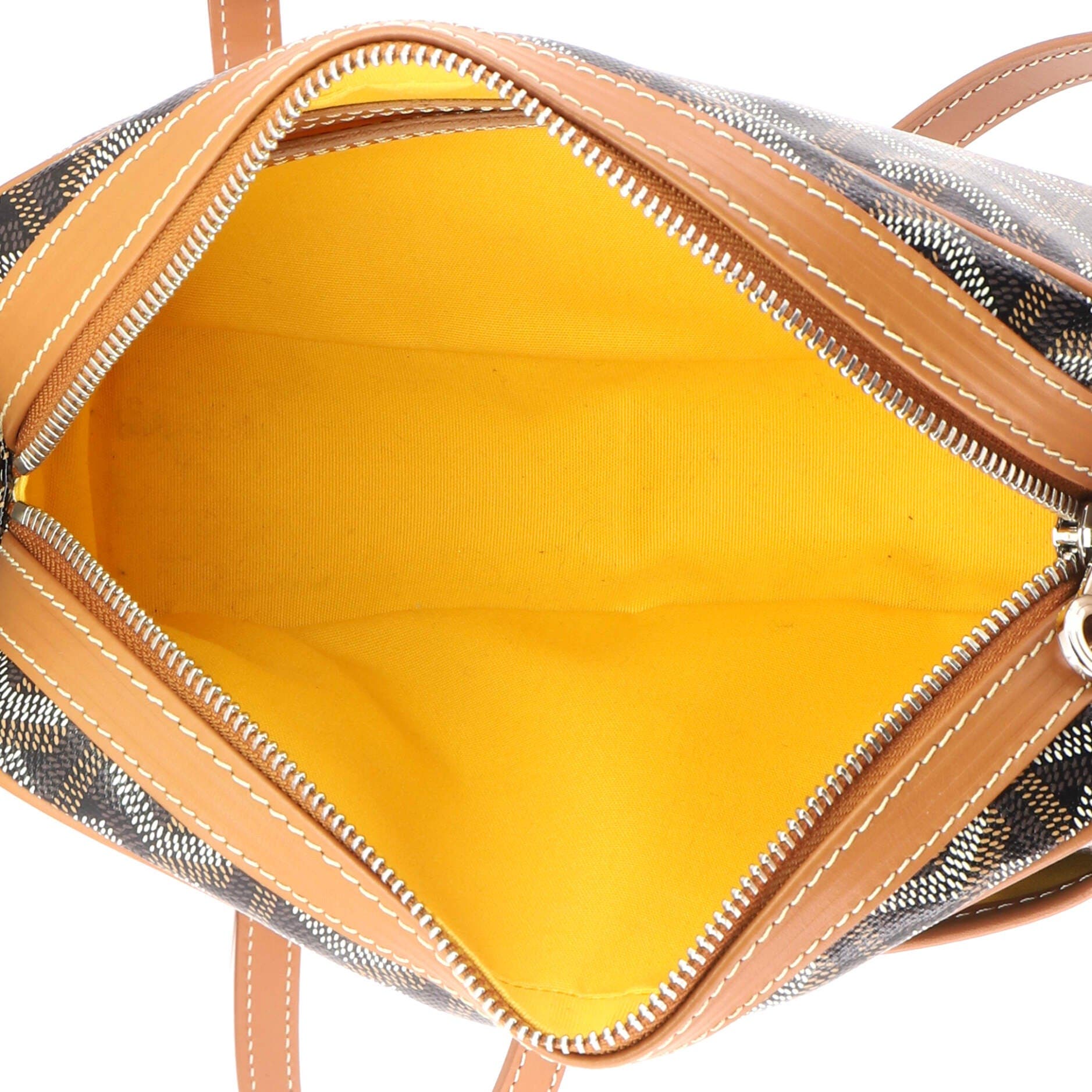 Cap Vert Bag Coated Canvas, Alternate, color, Brown