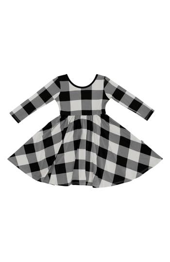 Kyte Baby Midnight Party Twirl Long Sleeve Dress In Multi