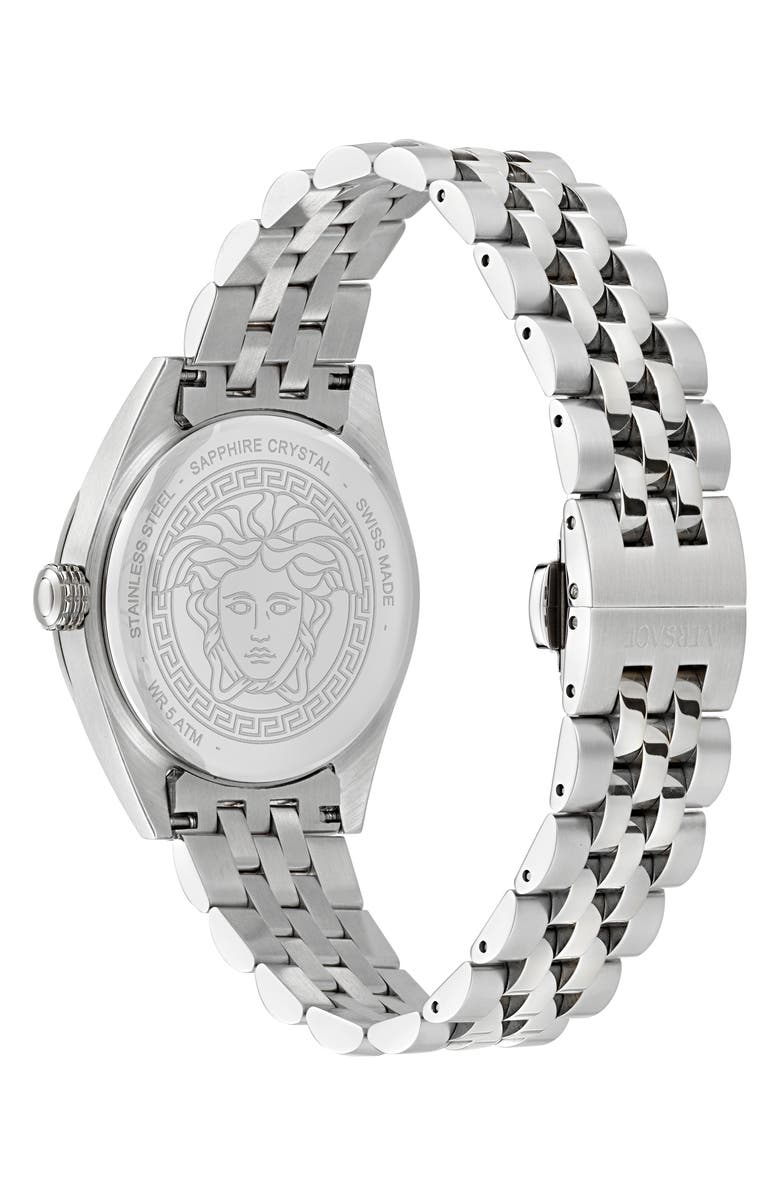 Versace V-Code Bracelet Watch, 36mm, Alternate, color,