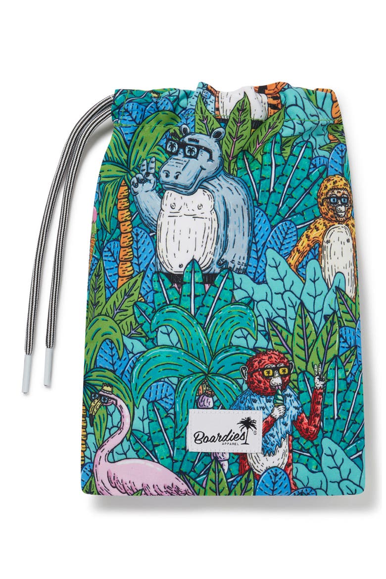 Kids' Mugla Jungle Swim Trunks, Alternate, color, MULGA JUNGLE