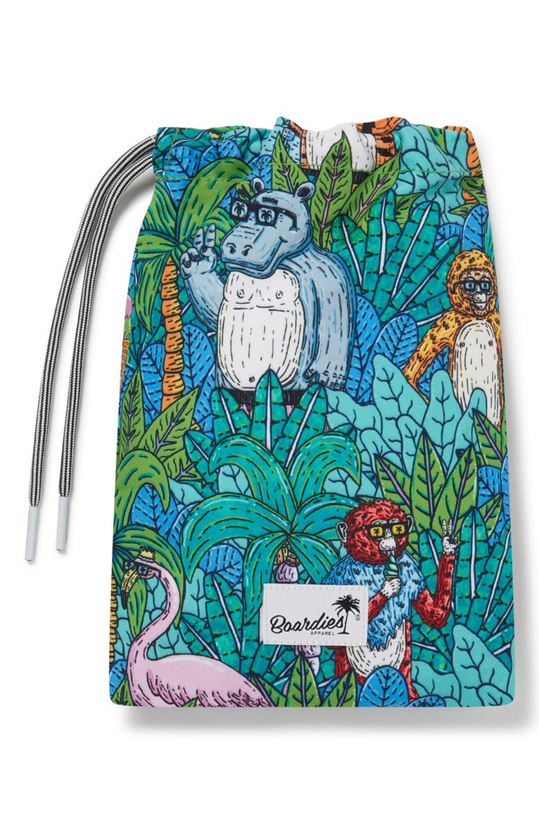 Boardies Kids' Mugla Jungle Swim Trunks, Alternate, color,