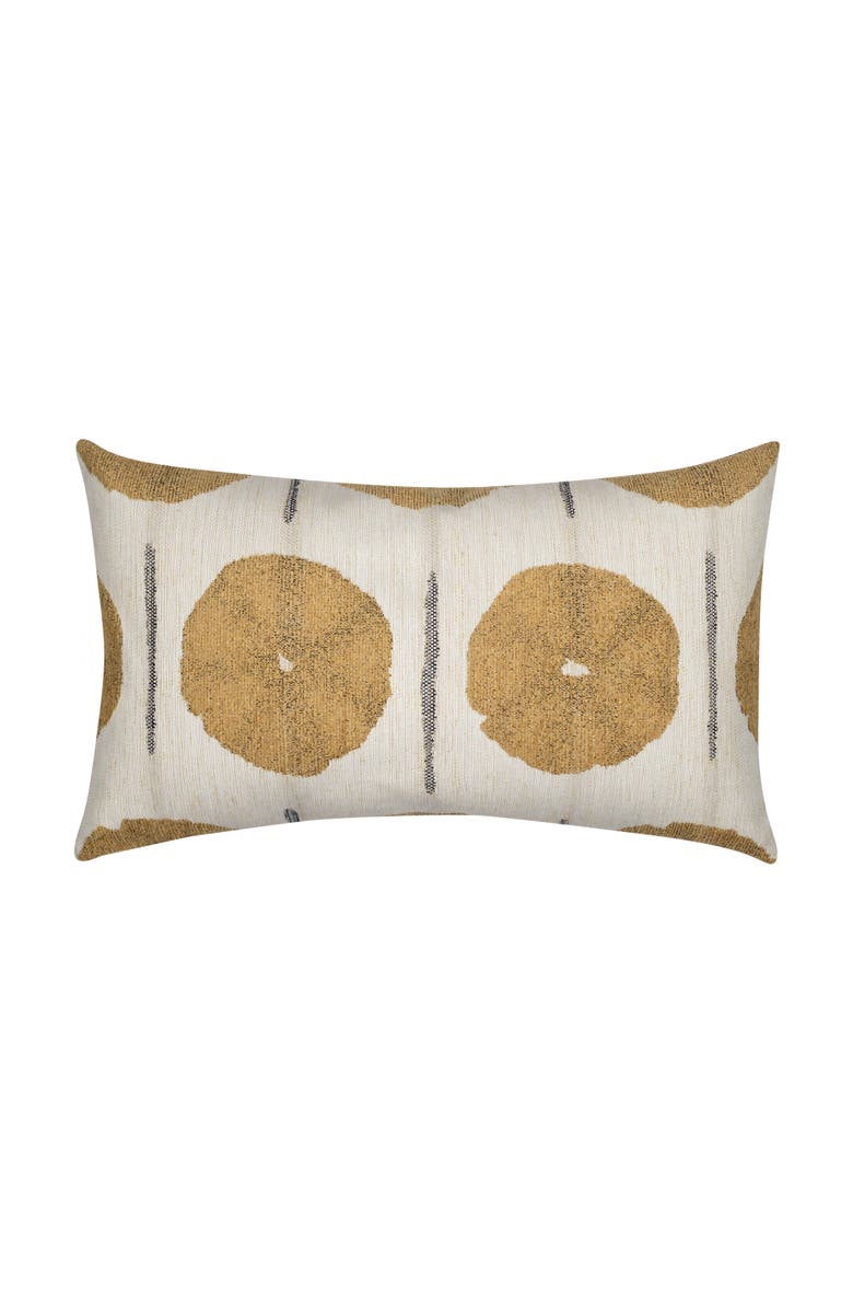 Elaine Smith Solstice Jacquard Indoor & Outdoor Woven Accent Pillow, Main, color, Gold