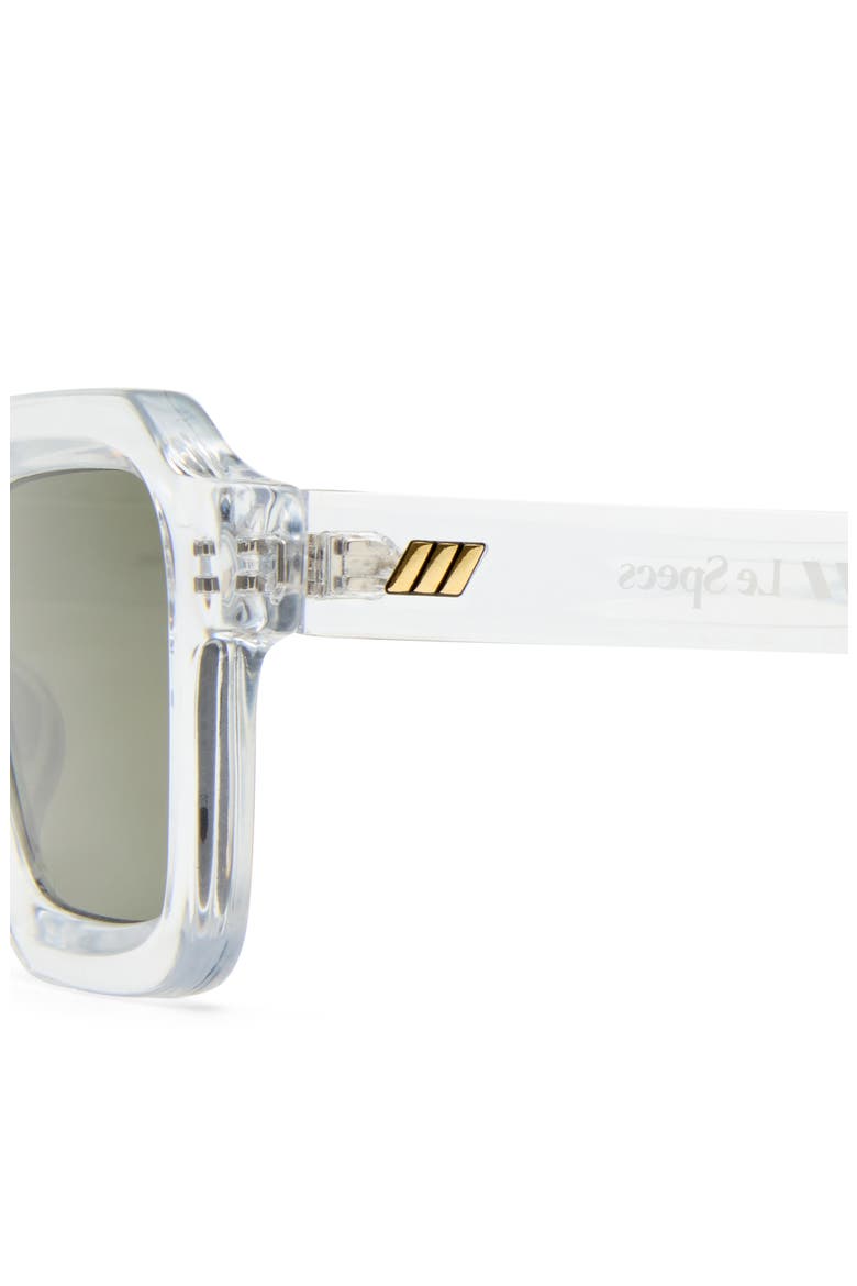 Impossible 51mm Square Sunglasses, Alternate, color, CLEAR