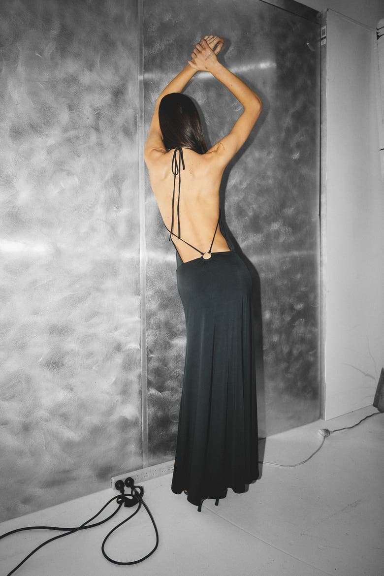 Giselle Maxi Dress, Alternate, color, Black