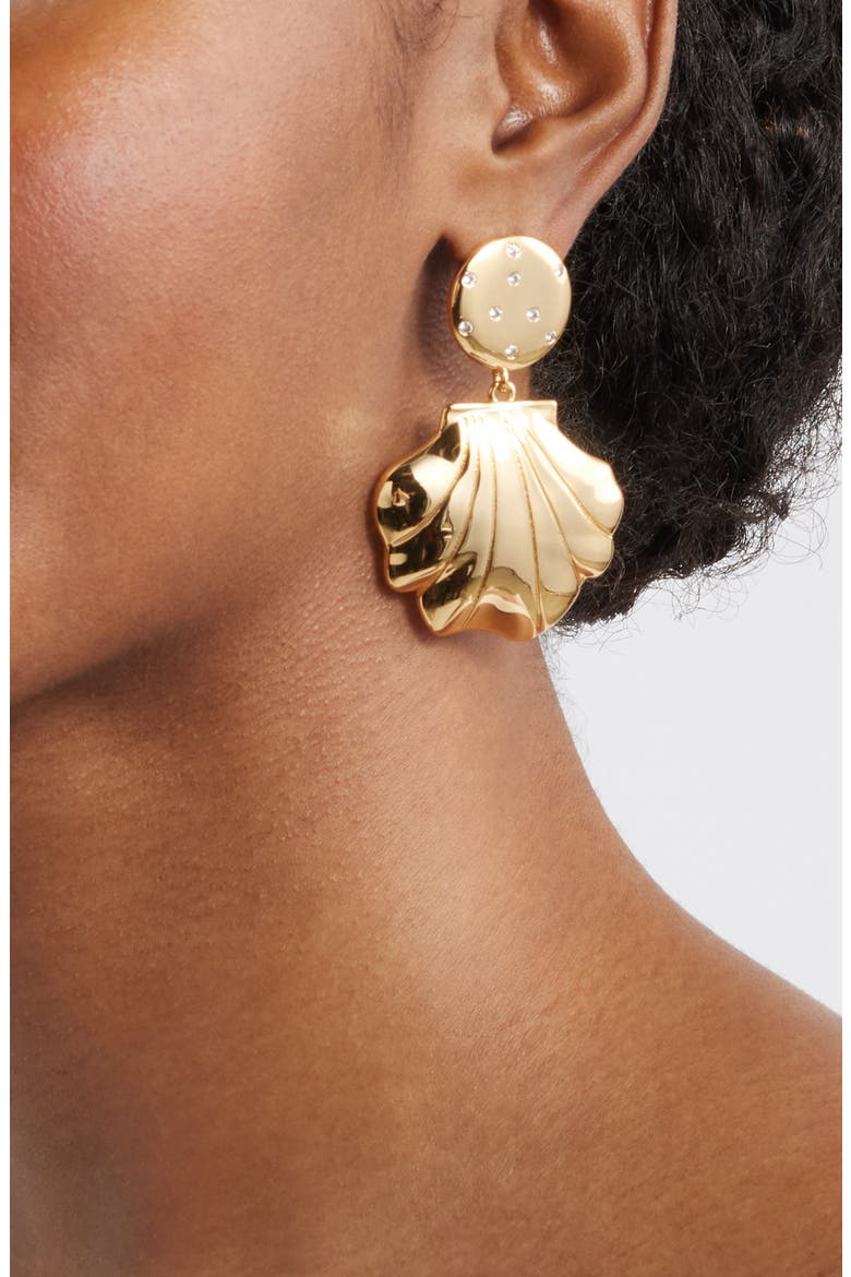 Formentara Drop Earrings, Alternate, color, GOLD
