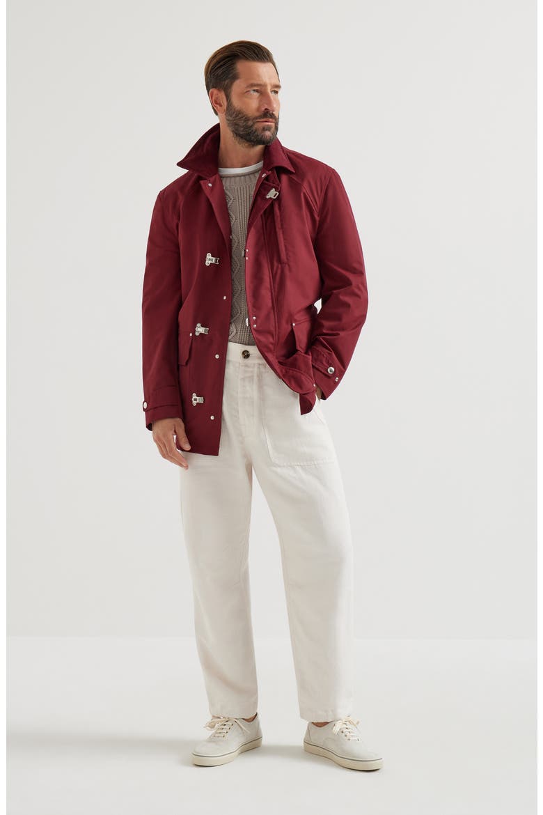 Fisherman's cable sweater, Alternate, color, Brown