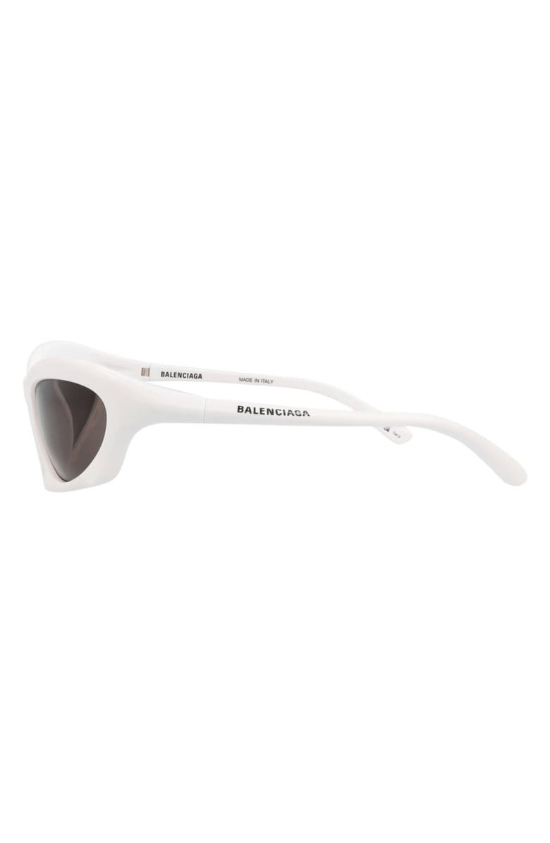 Balenciaga 59mm Cat Eye Sunglasses, Alternate, color, White White Grey