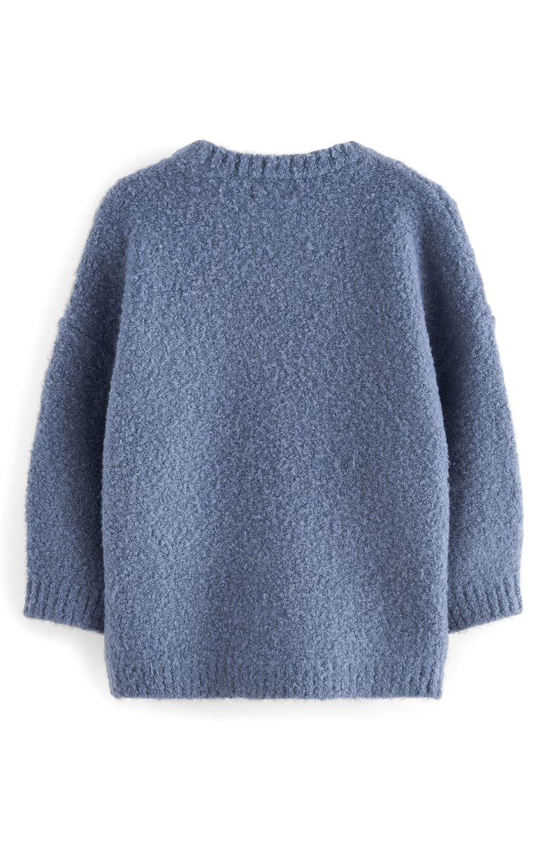 NEXT Kids' Oversize Bouclé Crewneck Sweater, Alternate, color, 