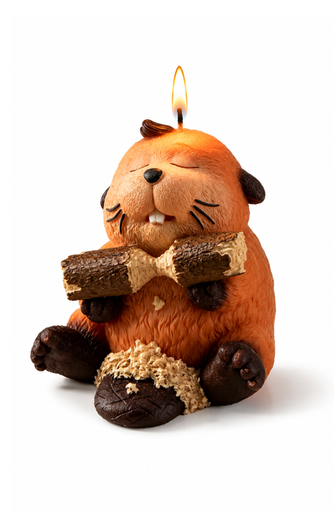 Busy Beaver Candle