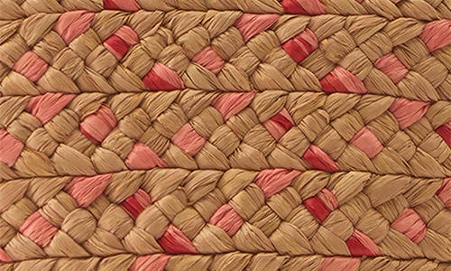 Helen Kaminski Remi Raffia Tote In Nougat/tropical/caramel