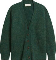 THE GREAT. The Brushed Melange Cardigan
