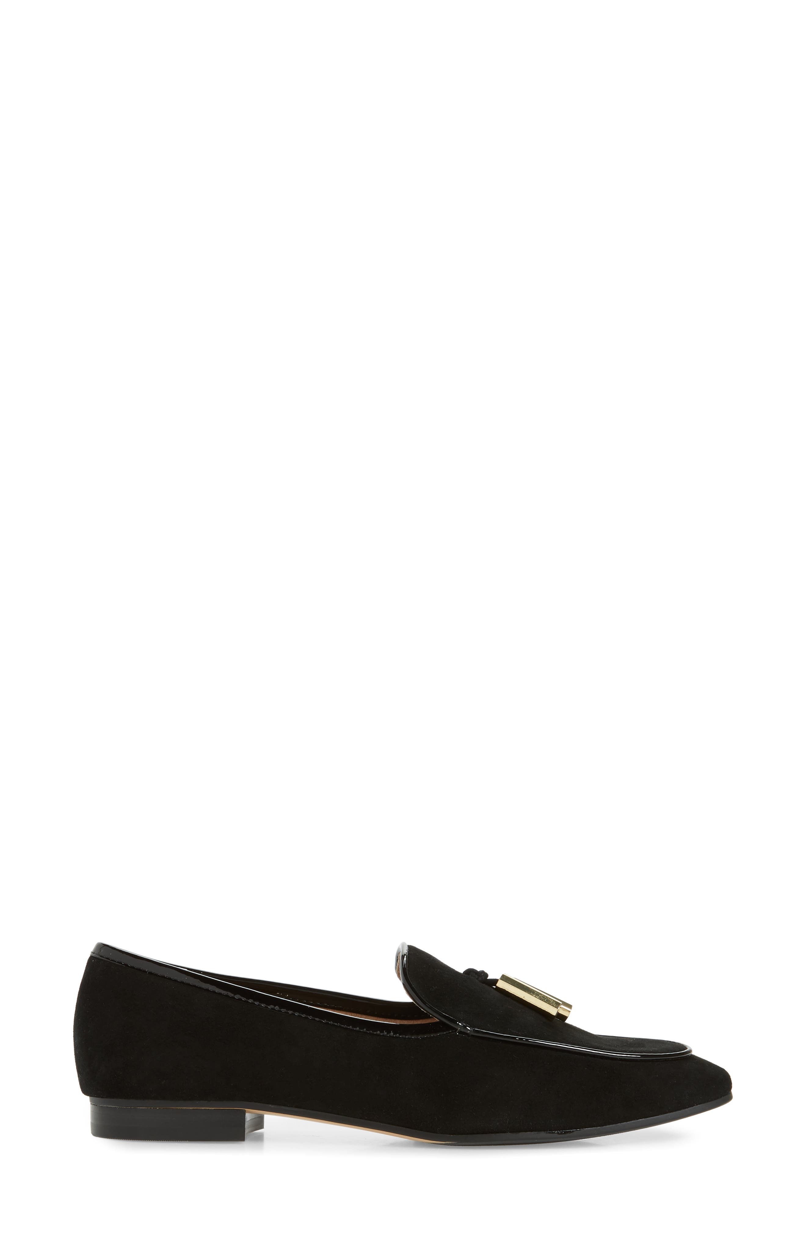 Blondell Loafer (Nordstrom Exclusive), Alternate, color, BLACK SUEDE