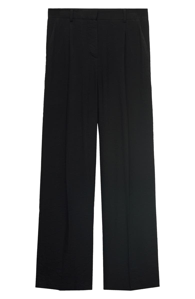 MANGO Carla Wide Leg Pants, Main, color, Black