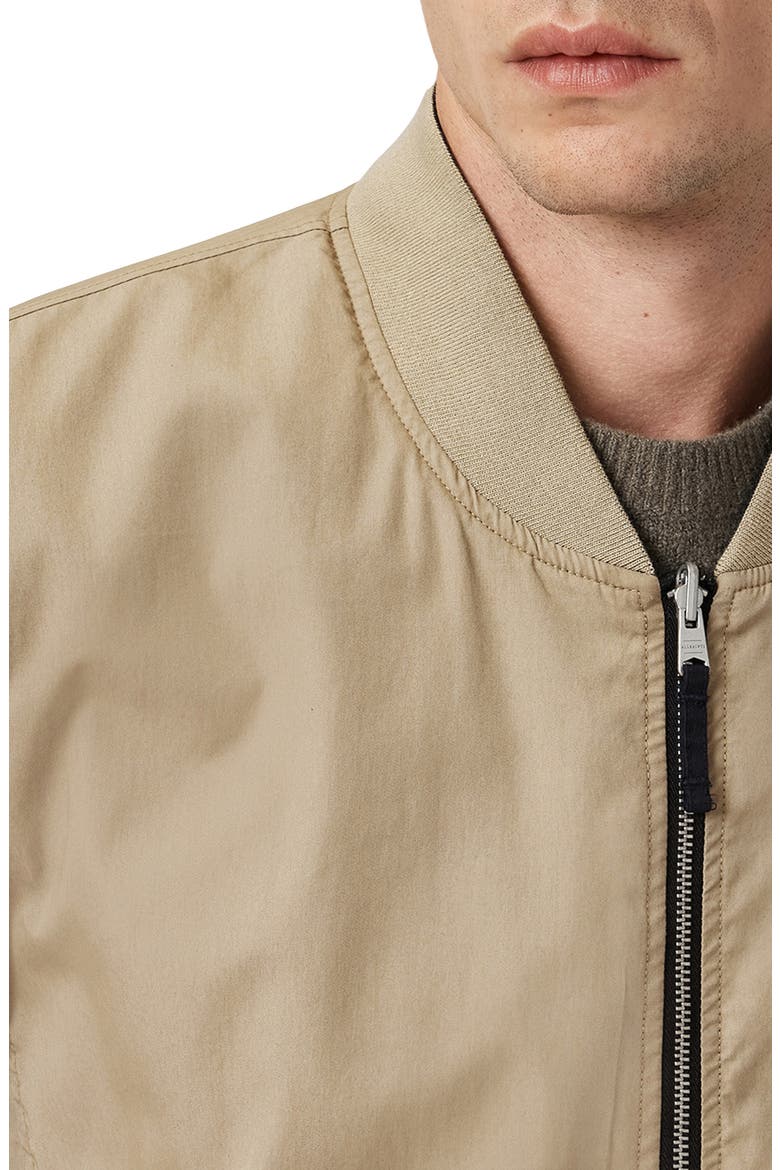 Bassett Reversible Bomber Jacket, Alternate, color, AZULA BLUE/ BROWN