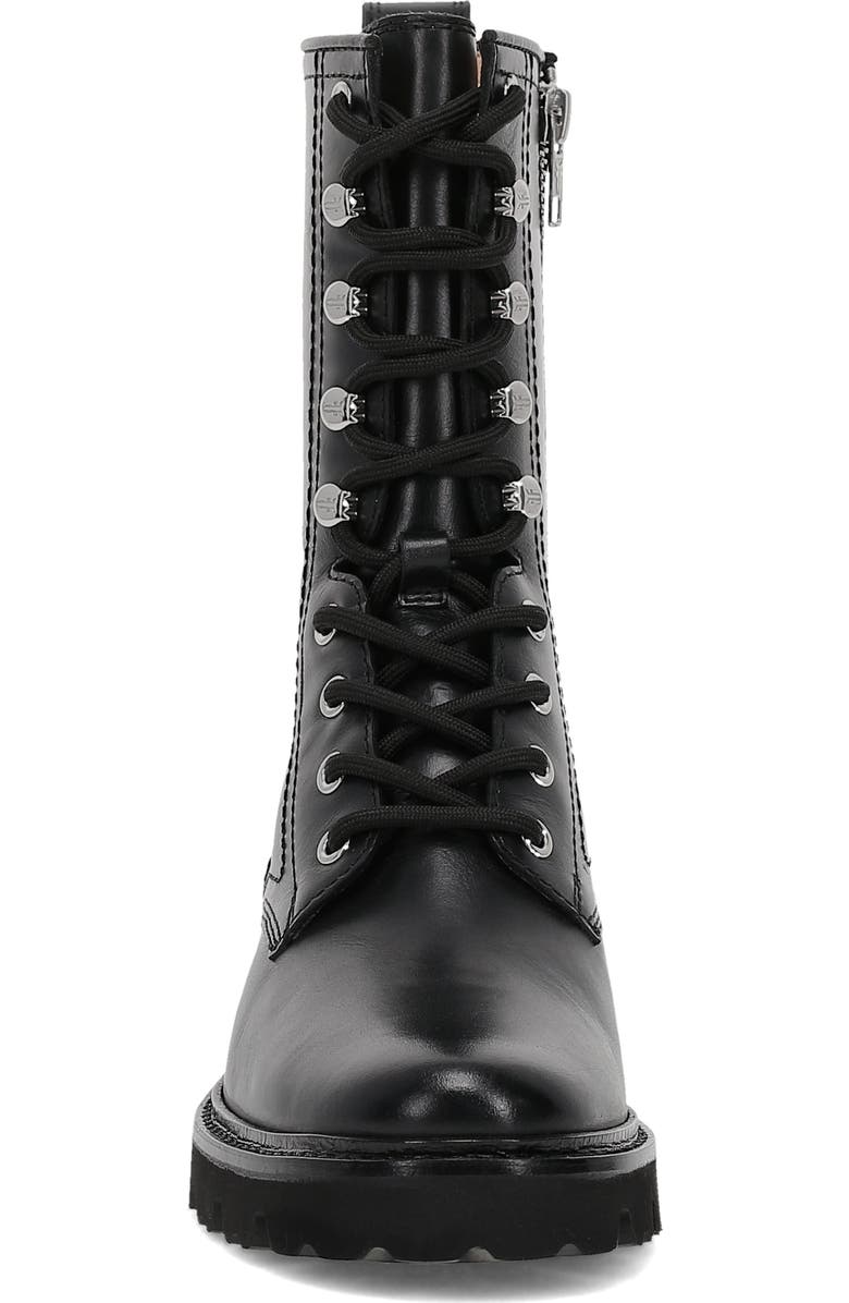 Frye Olivia Combat Boot, Alternate, color, Black