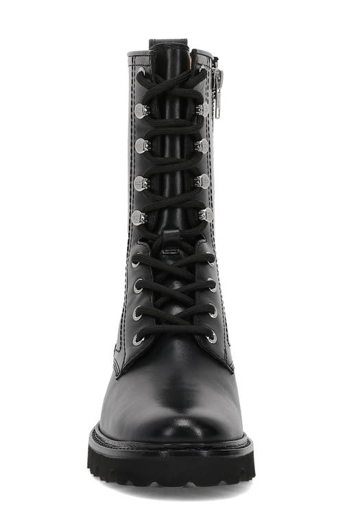 Frye Olivia Combat Boot In Black